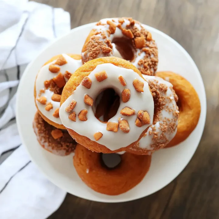 3 Ingredient Pumpkin Spice Donuts