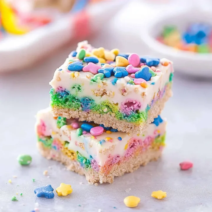 Magical Rainbow Bars - Sprinkles For Breakfast