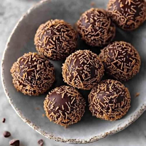 Festive Orange Chocolate Christmas Truffles