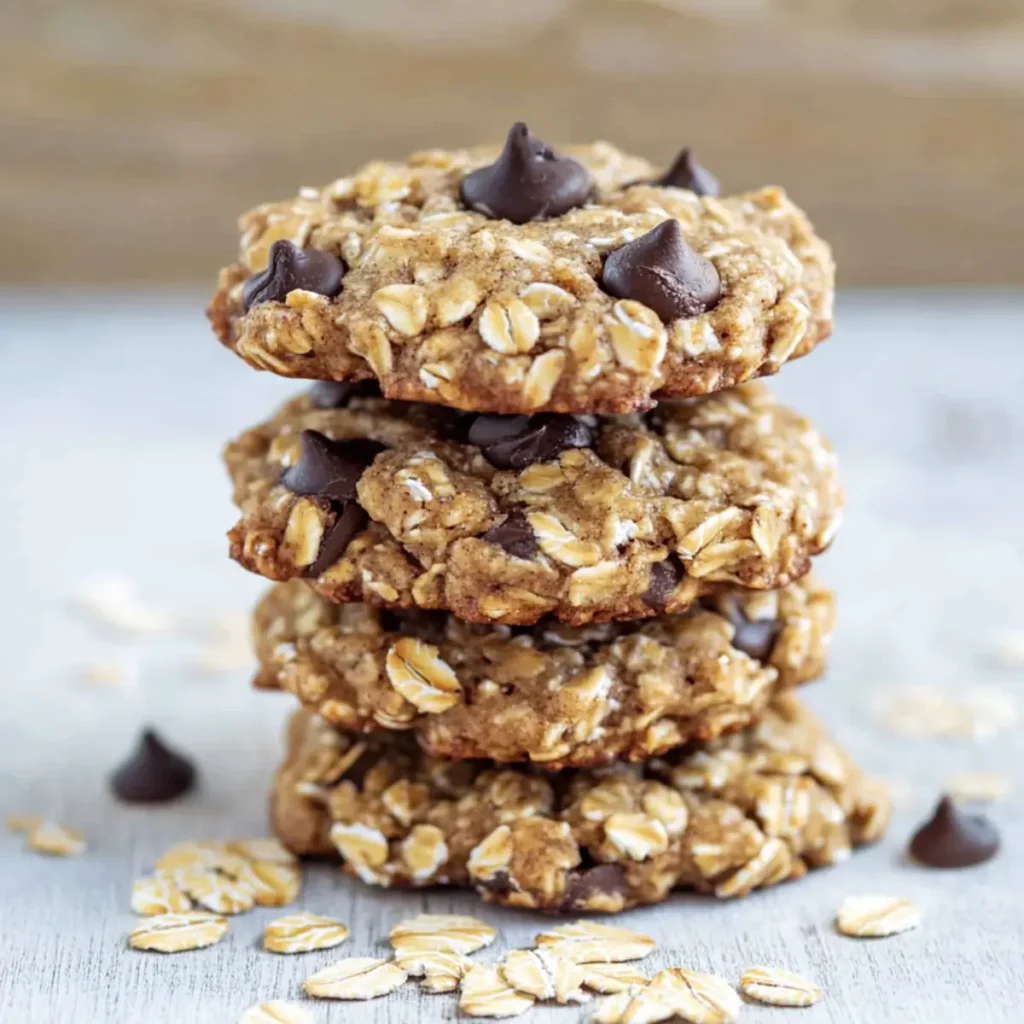 3 Ingredient Banana Oat Cookies