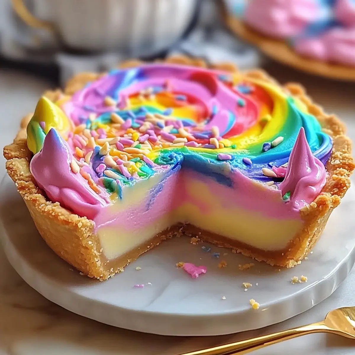 Magical and Easy Rainbow Pie: The Colorful Dessert Delight 2 bduuipqykwe3rll8evjk