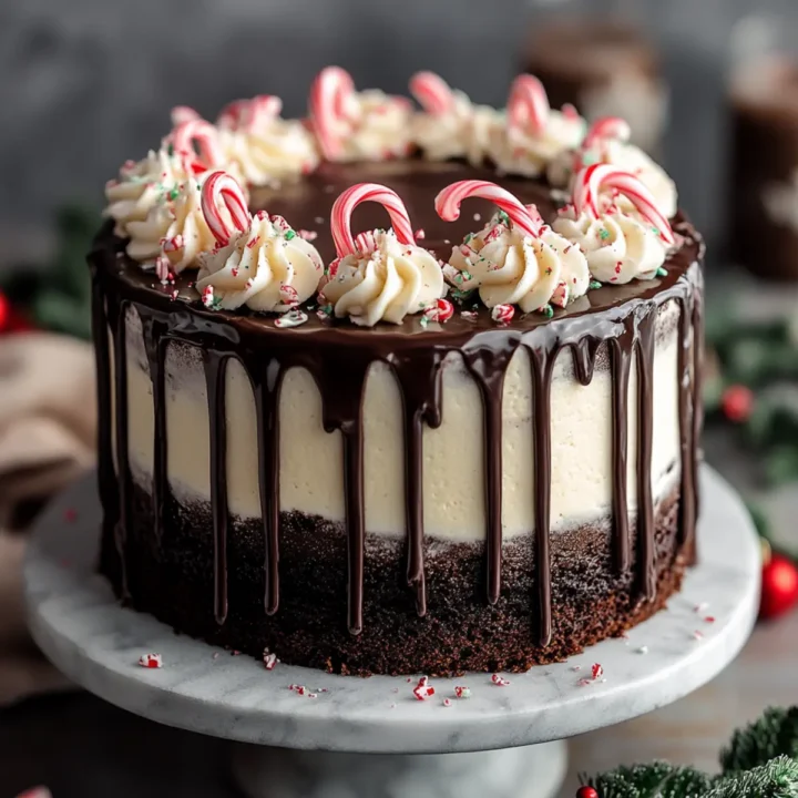 Peppermint Mocha Cake : Holiday Dessert Magic