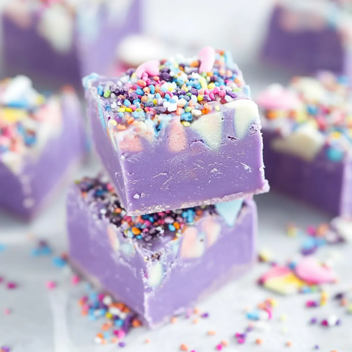 Irresistible Homemade Unicorn Fudge: Simply Delightful Treats 2