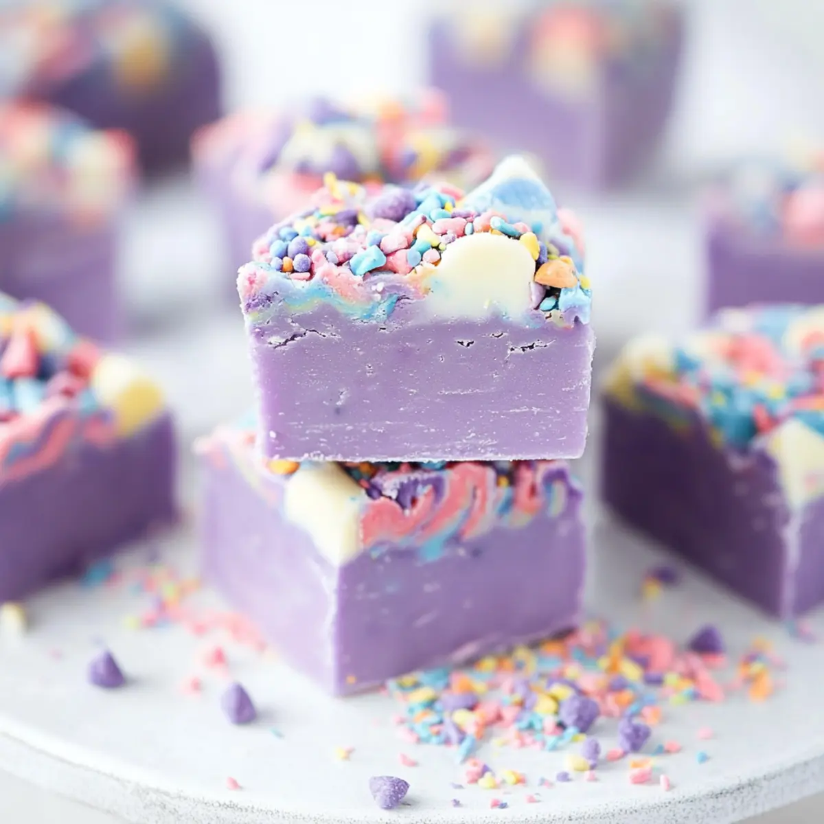 Irresistible Homemade Unicorn Fudge: Simply Delightful Treats 3