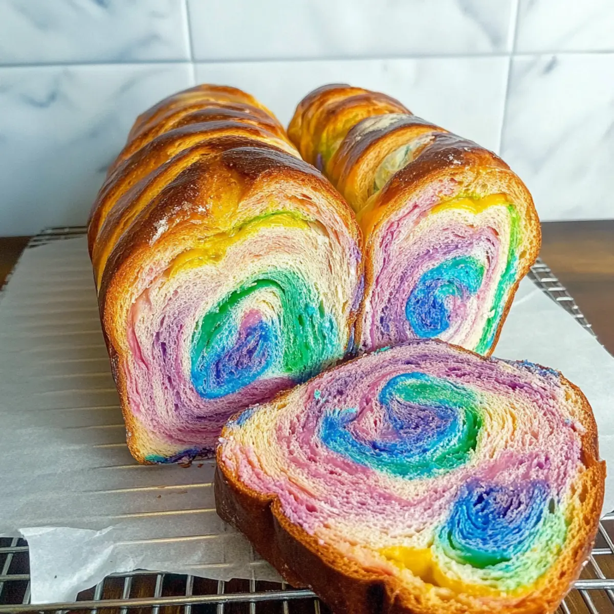 Colorful Tie-Dye Bread: A Fun and Easy Baking Adventure 1
