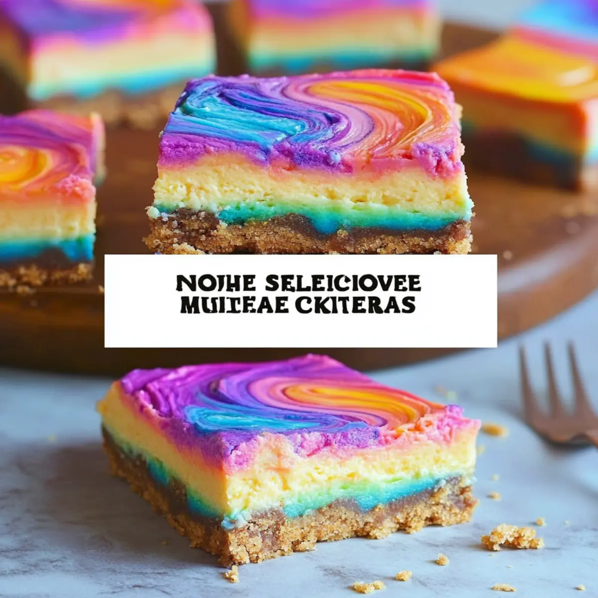 Irresistibly Colorful Rainbow Cheesecake Swirl Bars Recipe 3 jhzoe2tk7niqdqseu9mc