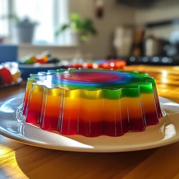 Create Colorful Rainbow Jello for Parties