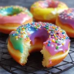 Make Bright Rainbow Filled Doughnuts At Home