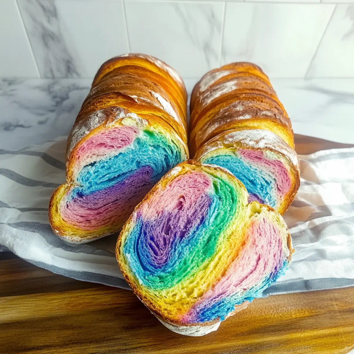 Colorful Tie-Dye Bread: A Fun and Easy Baking Adventure 3