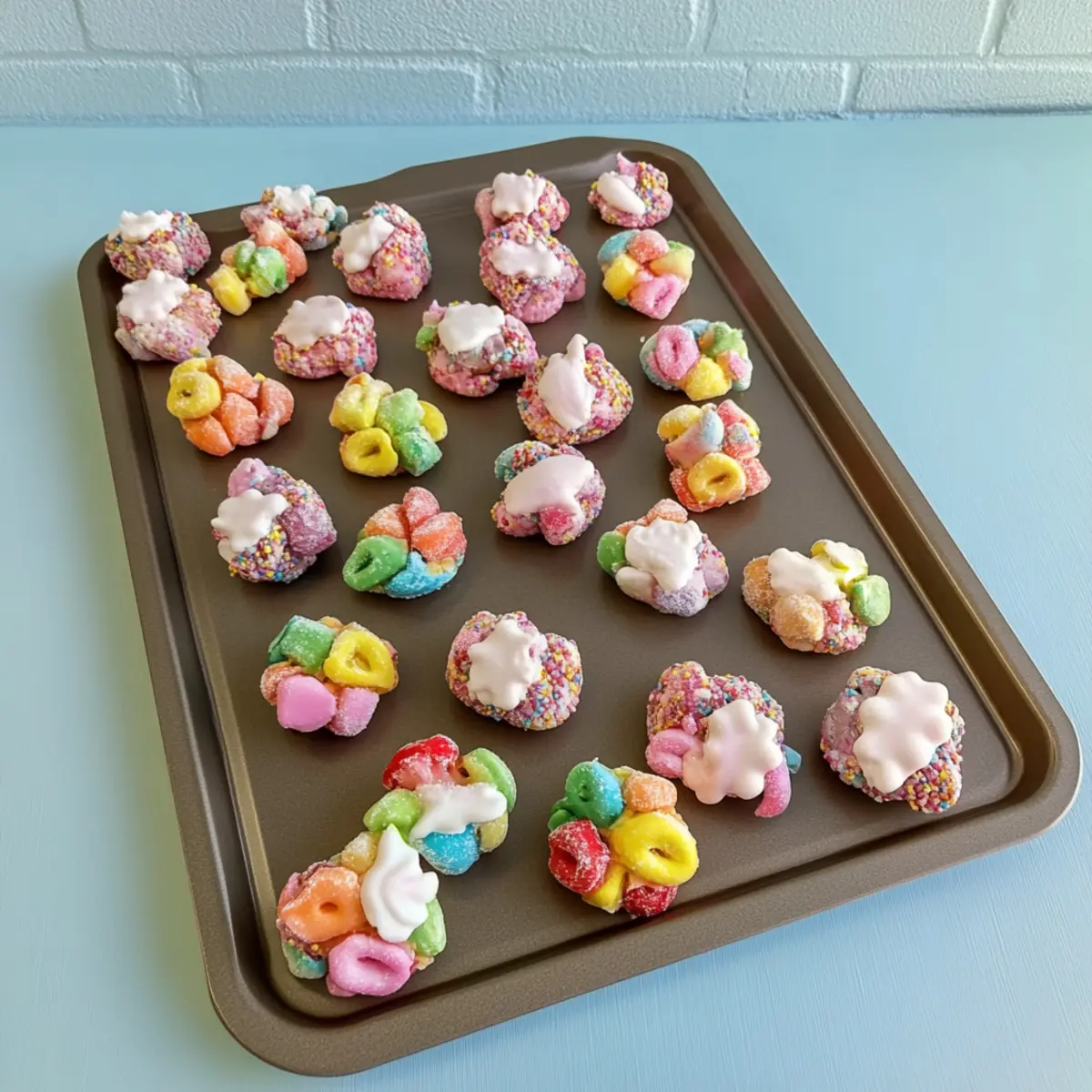 Rainbow Delight: Easy No-Bake Tutti Frutti Clusters Recipe 3